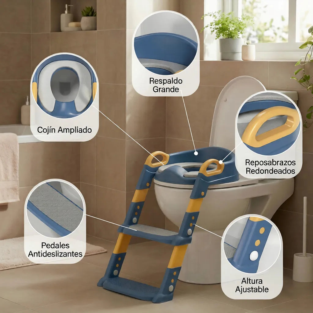 Entrenador de Baño para Niños Plegable