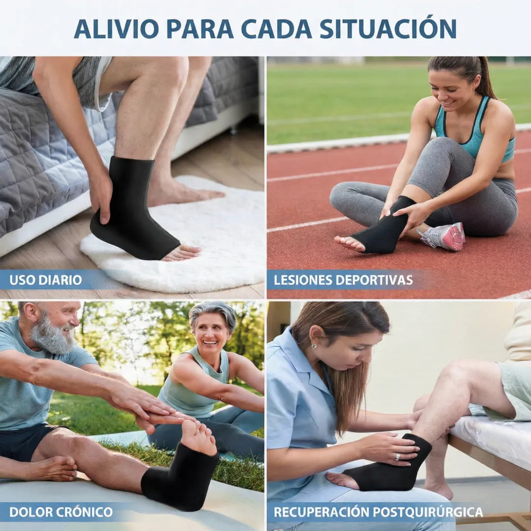 Alivio Instantáneo para Dolor de Pies y Tobillos | Terapia Frío/Calor
