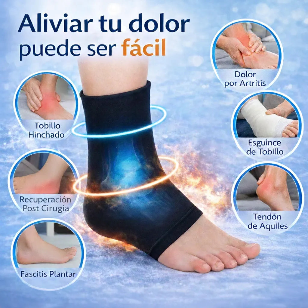 Alivio Instantáneo para Dolor de Pies y Tobillos | Terapia Frío/Calor