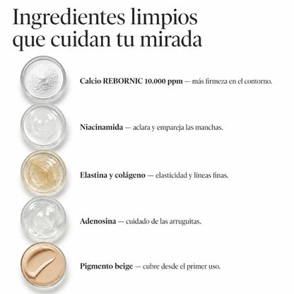 Dr.Melaxin Crema de Ojos: cubre ojeras y manchas desde el primer uso con calcio coreano
