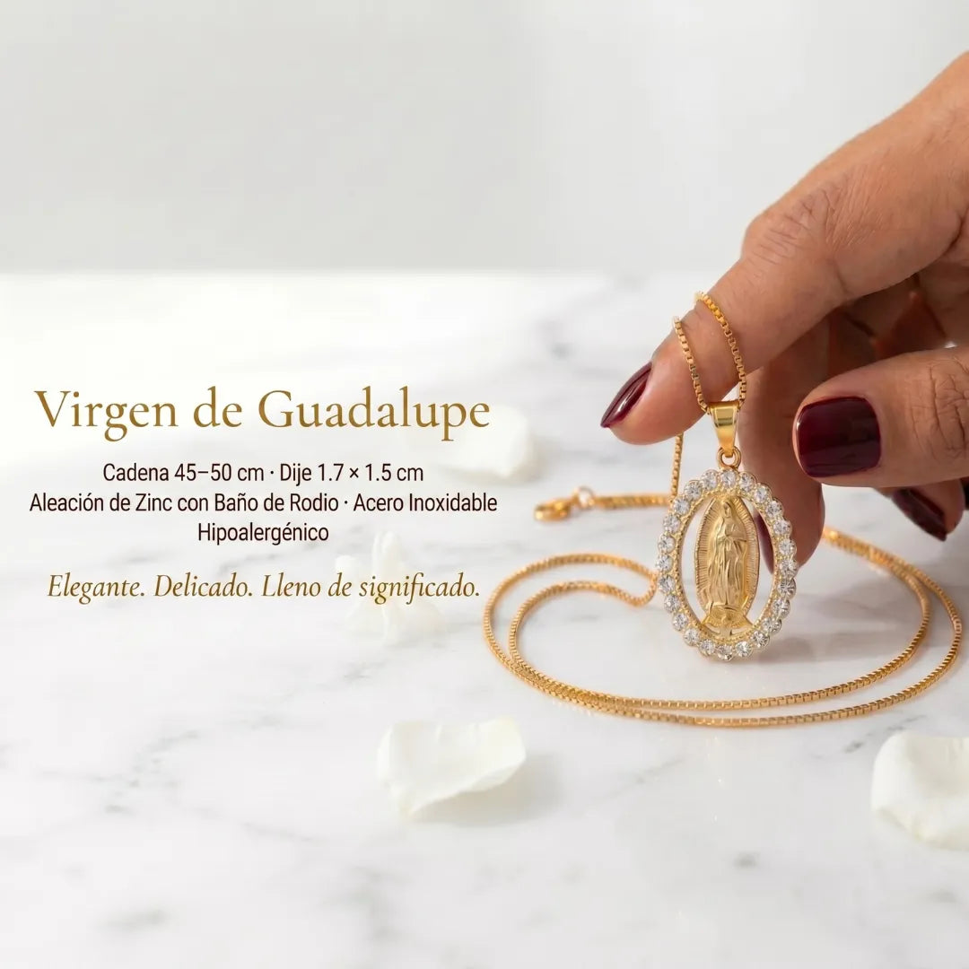 Collar Virgen de Guadalupe