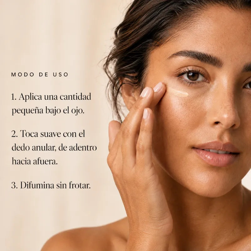 Dr.Melaxin Crema de Ojos: cubre ojeras y manchas desde el primer uso con calcio coreano
