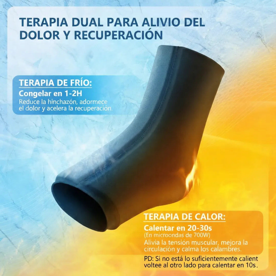 Alivio Instantáneo para Dolor de Pies y Tobillos | Terapia Frío/Calor