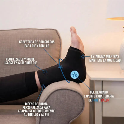 Alivio Instantáneo para Dolor de Pies y Tobillos | Terapia Frío/Calor
