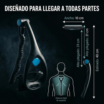 Aféitate la espalda solo en 5 minutos