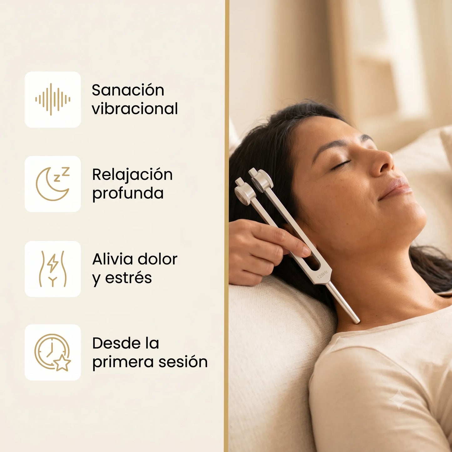 Kit Diapasón Harmoni para aliviar el estrés, el dolor y la tensión desde casa en minutos