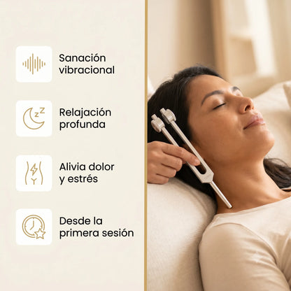 Kit Diapasón Harmoni para aliviar el estrés, el dolor y la tensión desde casa en minutos