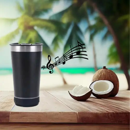Termo Musical Bluetooth con Aislamiento Térmico