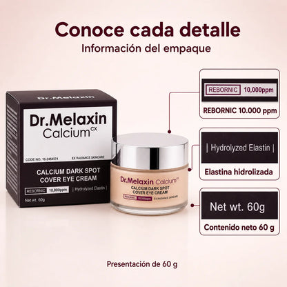 Detalles verificables del empaque Dr. Melaxin de 60 g